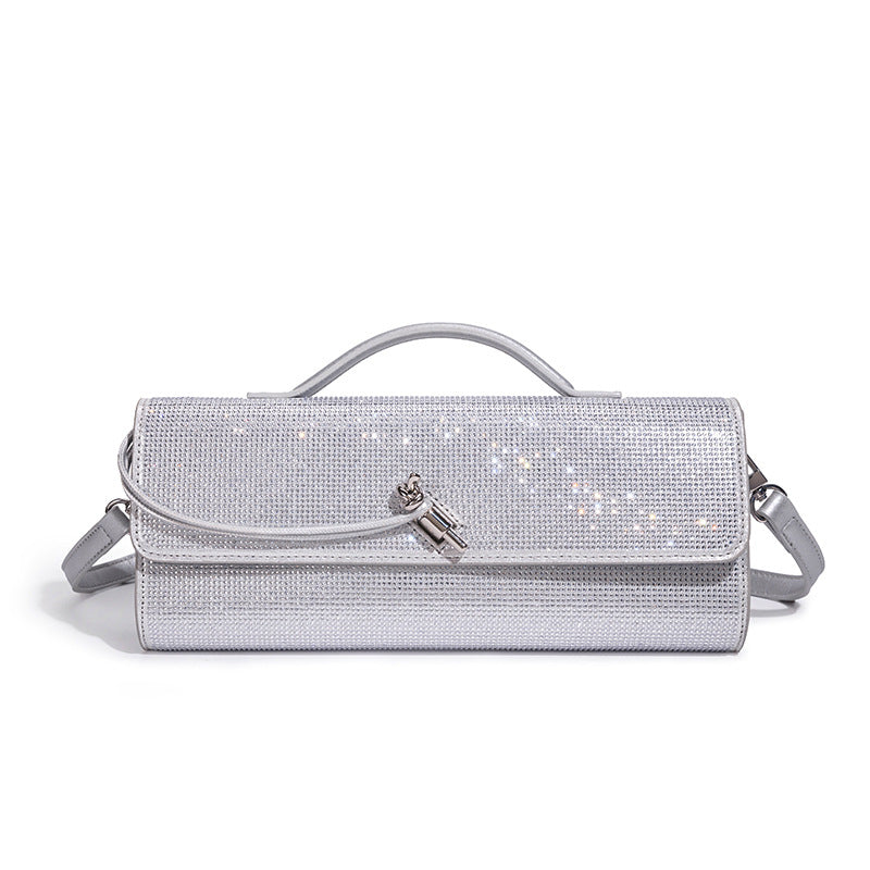 Elegant Rhinestone-Embellished Evening Clutch Acalora