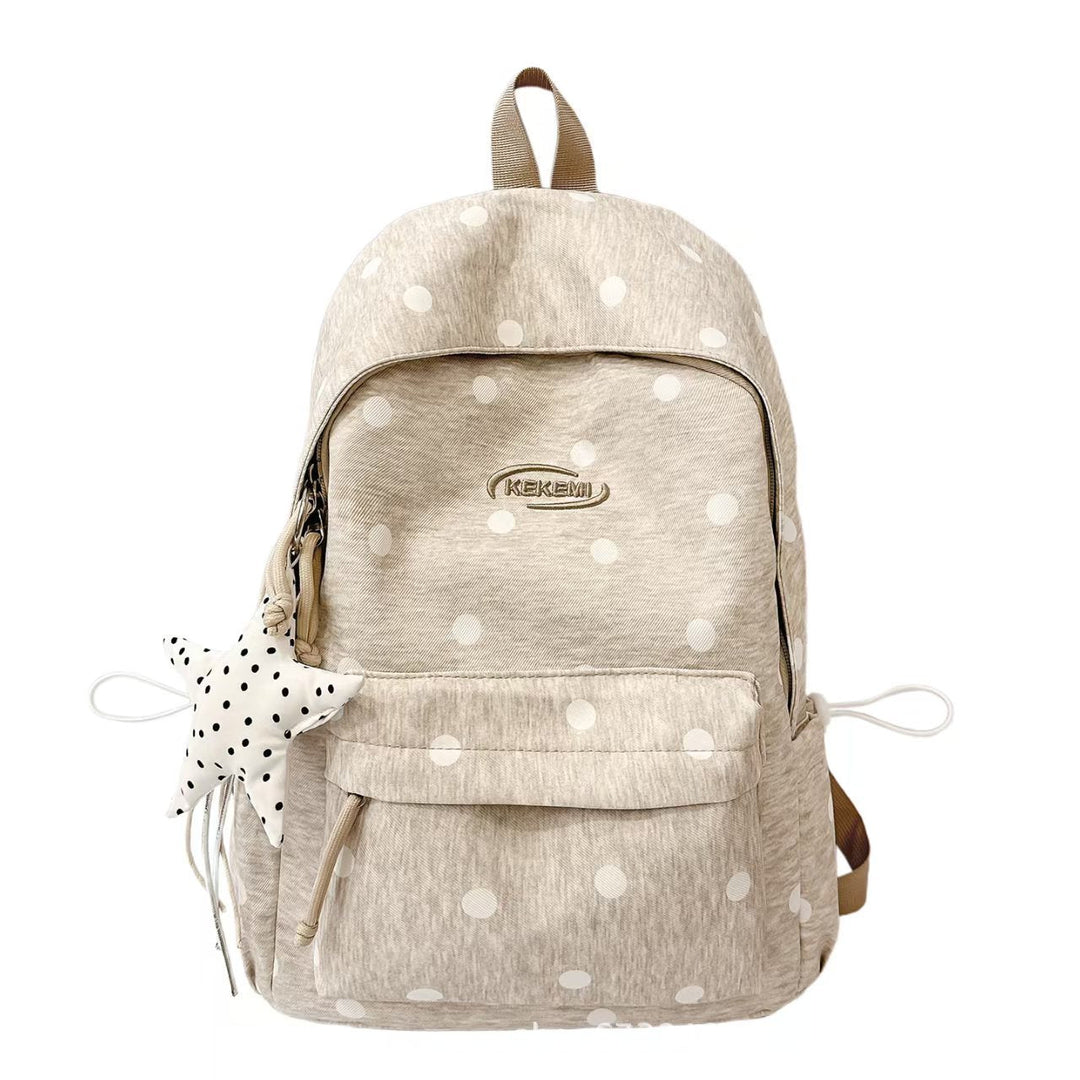 Lightweight Polka Dot Backpack Kalsten