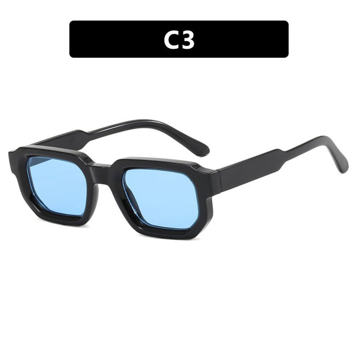 Women geometric sunglasses with fashionable high-gloss frame Kalsten