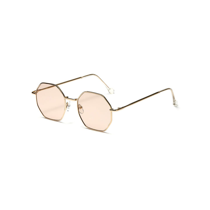 Women's octagonal sunglasses with elegant metal accents Kalsten