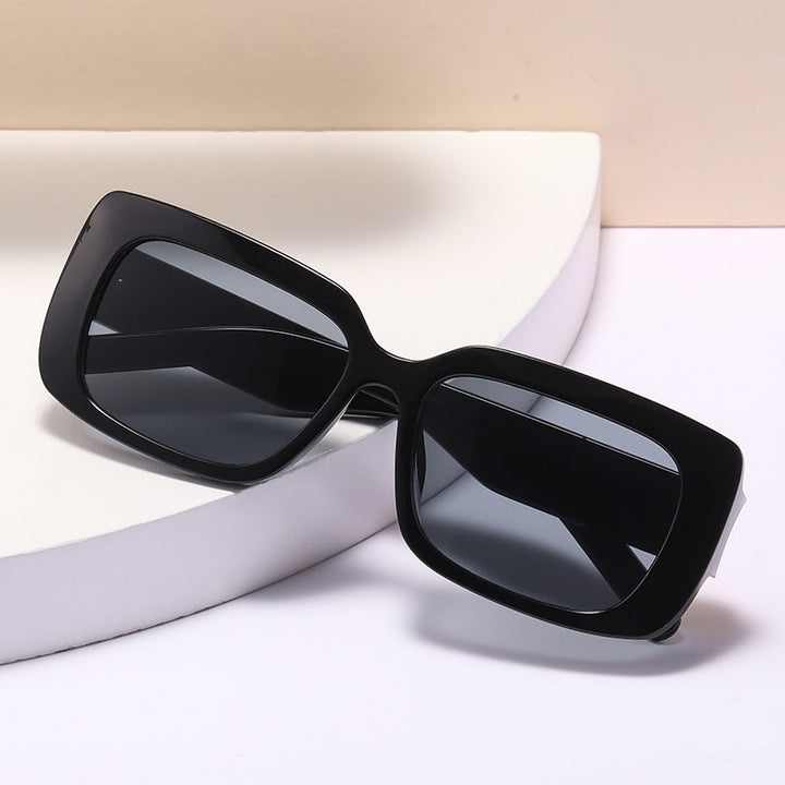 Women's Oversized Sunglasses with Luxurious Transparent Frame Kalsten