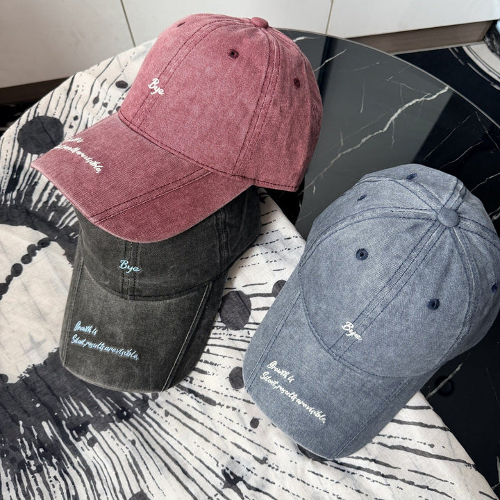 Women's Casual Distressed Cotton Baseball Cap Kalsten