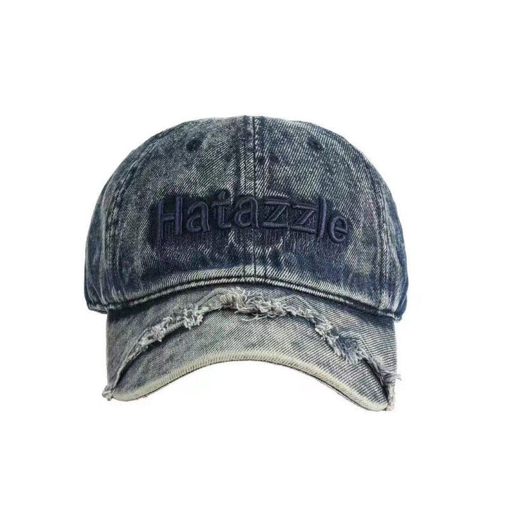 Men's Distressed Denim Baseball Cap Kalsten 1784270737