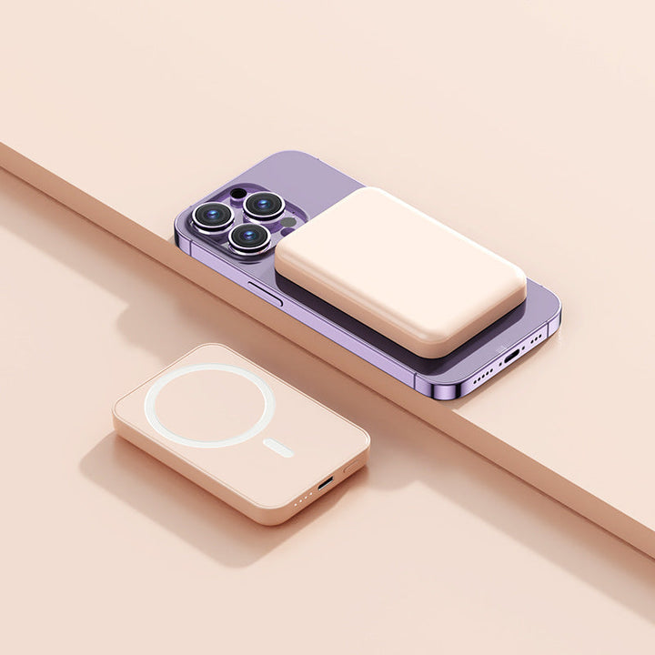 Magnetic Wireless Powerbank with integrated charging concept Kalsten