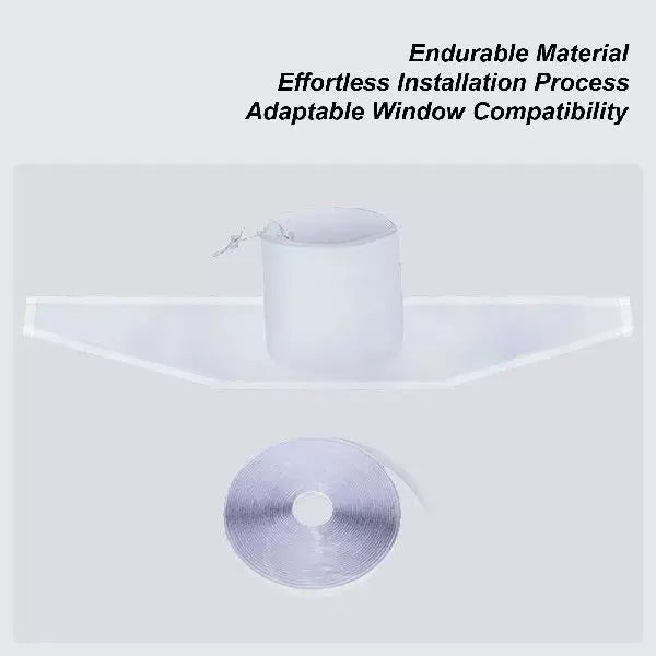 Unisex One Size Downpipe Rain Deflector Splash Guard with Adjustable Central Sleeve and Flexible PVC Drainage Track Kalsten