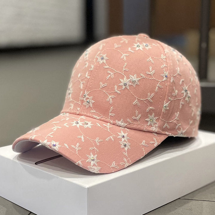 Women's Embellished Floral Cap Kalsten