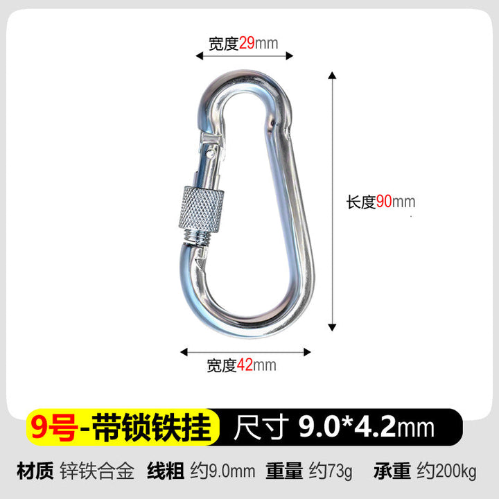 Spring steel carabiner hook Kalsten