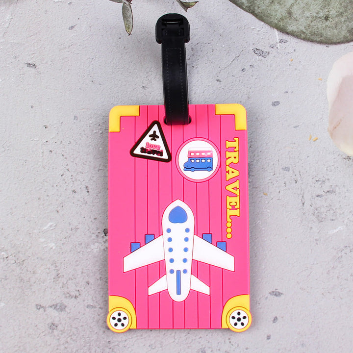 Fun Airplane-Themed Luggage Tag Kalsten