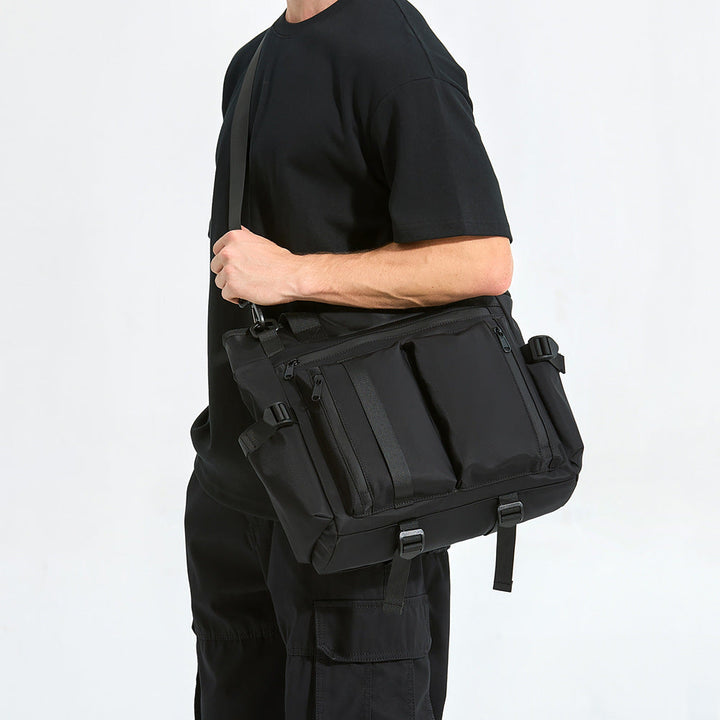 Multi-Pocket Messenger Bag Kalsten