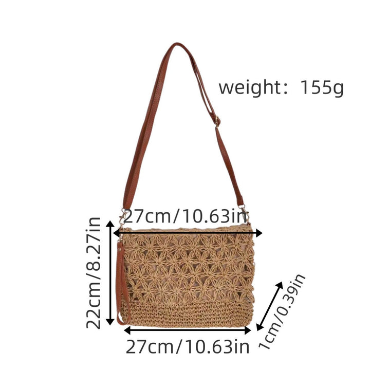 Shoulder bag with elaborate crochet designs Kalsten