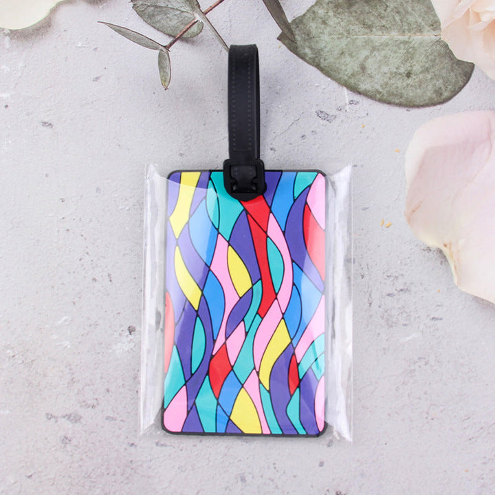 Geometric Pattern Luggage Tag Kalsten