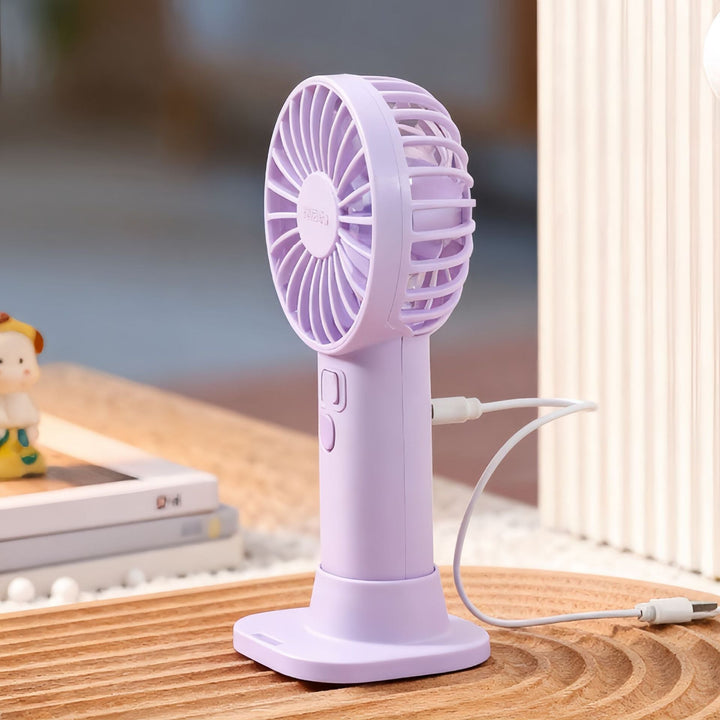 Ladies Portable Hand Fan with Digital Speed Display Kalsten