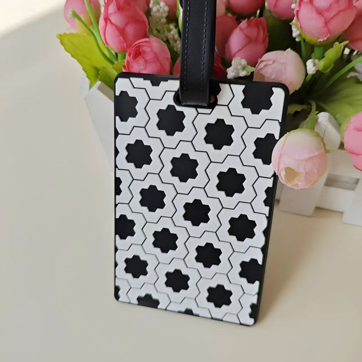 Unisex Retro Puzzle-Themed Luggage Tag Kalsten