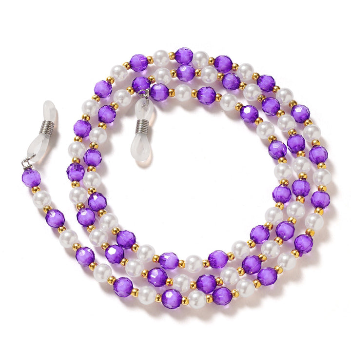 Elegant Pearl and Crystal Eyewear Chain kalsten