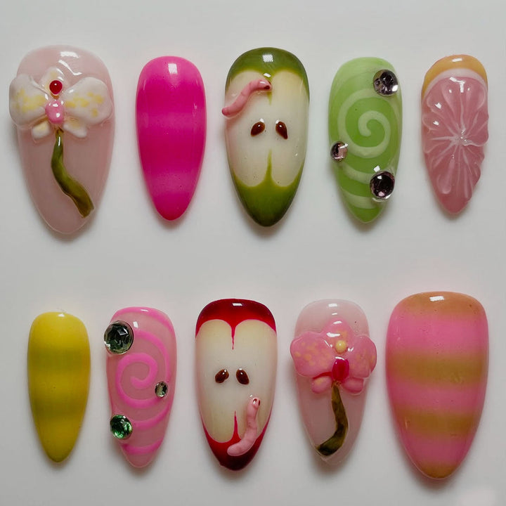 Creative Floral Nail Art Set Kalsten