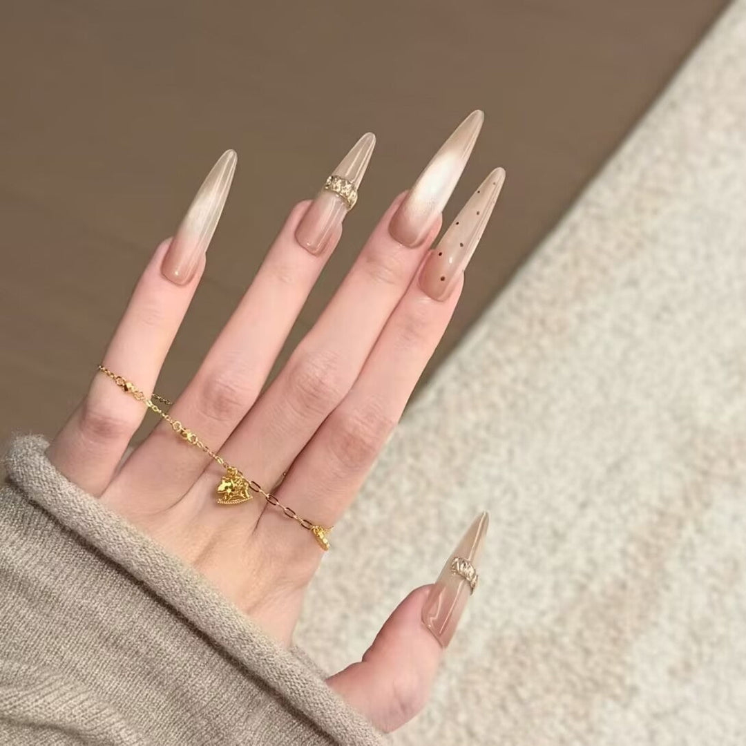 Premium Stiletto Press-On Nail Extensions Kalsten