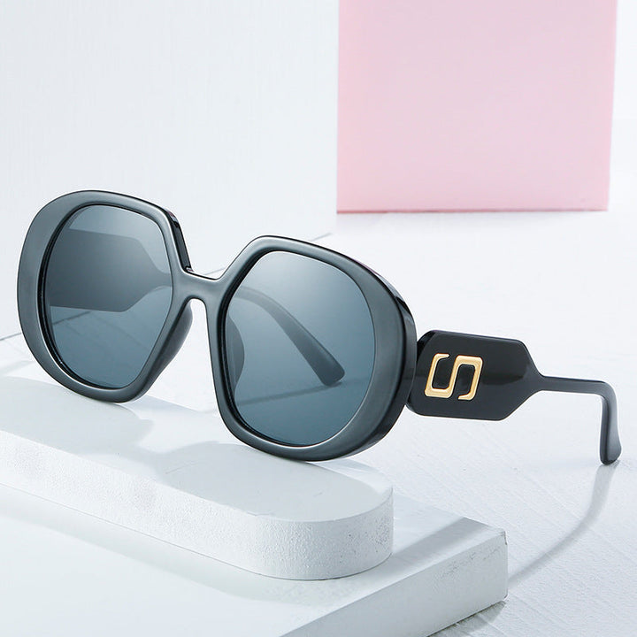 Women oversized sunglasses with distinctive frame and UV protection Kalsten