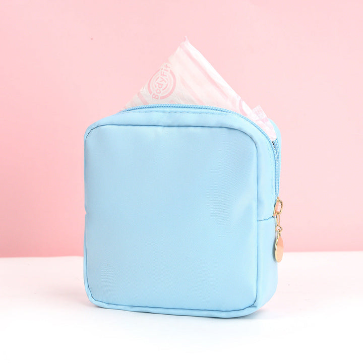 Cosmetic storage bag with fine stripe pattern Kalsten