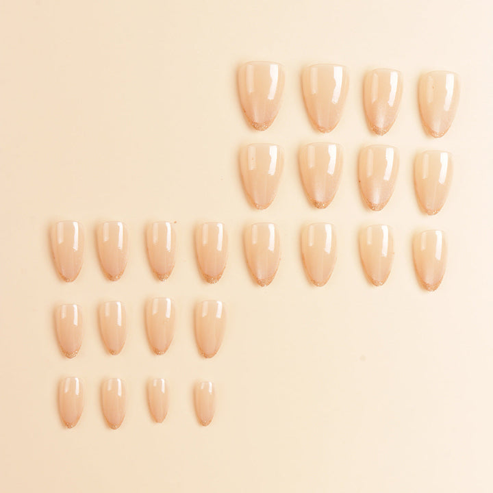 Elegant Ombre Glitter Nail Tips Kalsten