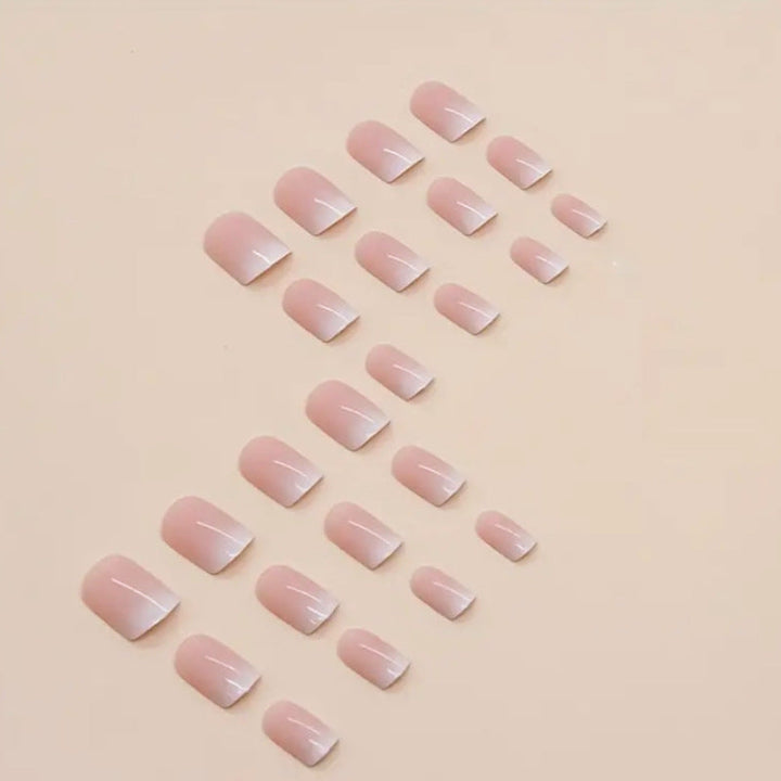 DIY Natural French Tip Press-On Nails Kalsten