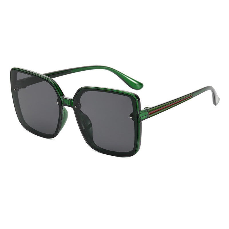 Women's Oversized Square Sunglasses with Contrasting Frame Kalsten