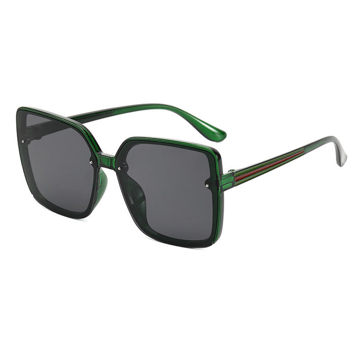 Women's Oversized Square Sunglasses with Contrasting Frame Kalsten
