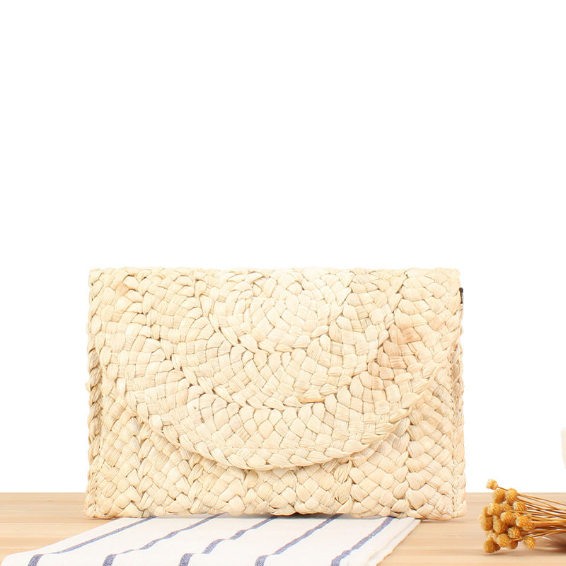 Clutch Made of Handmade Basket Weave Kalsten