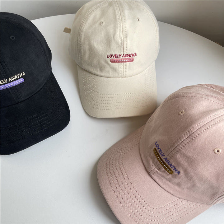 Women's Suede Embroidered Baseball Cap Kalsten