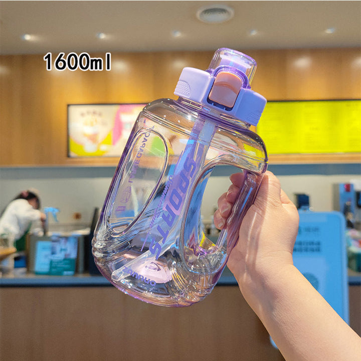 Women's large water bottle with ergonomic carrying handle Kalsten