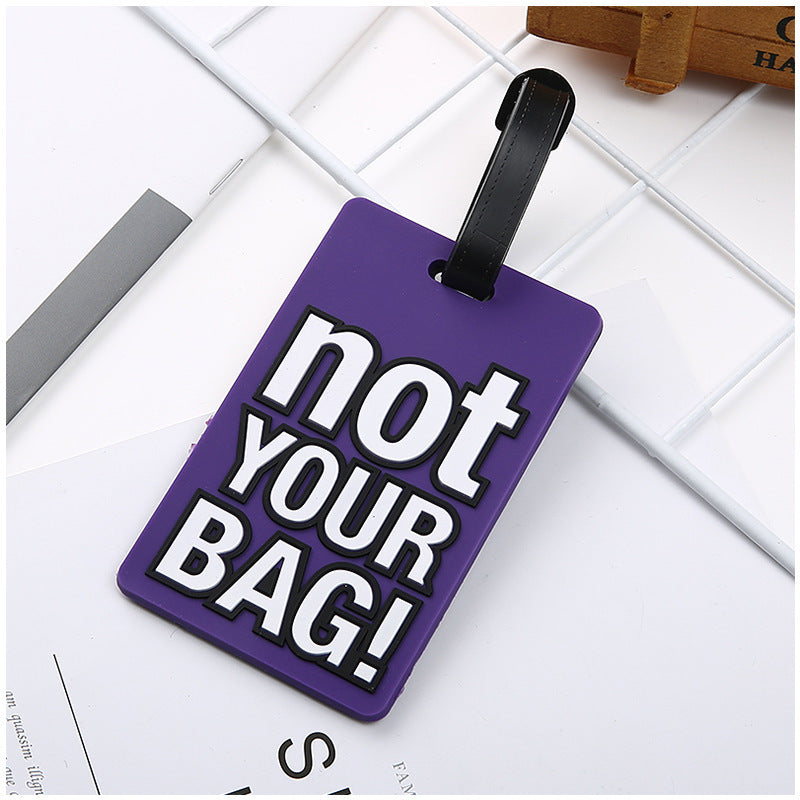 Unisex Luggage Tag with Eye-catching Message Kalsten