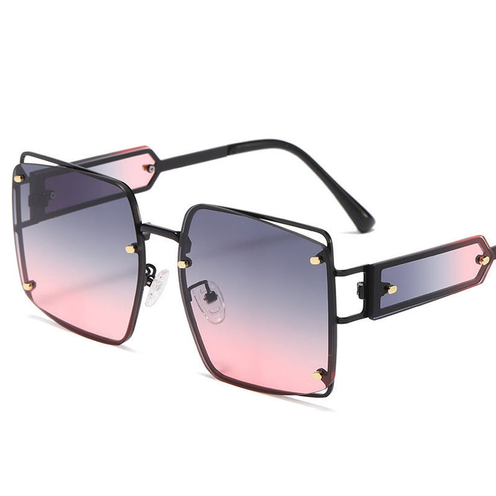 Women's elegant oversized sunglasses with distinctive geometric design Kalsten