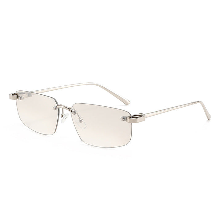 Ladies fashionable rectangular sunglasses with minimalist frame Kalsten