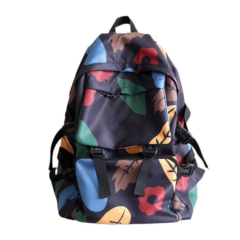 Floral Print Outdoor Backpack Kalsten