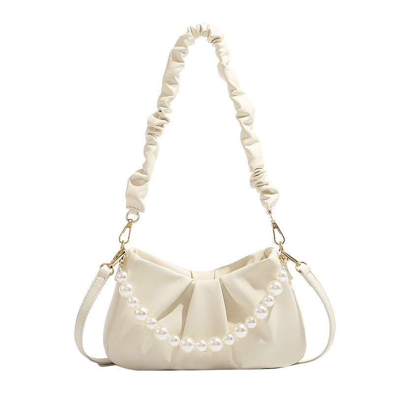 Elegant Pearl-Accent Sling Bag Kalsten