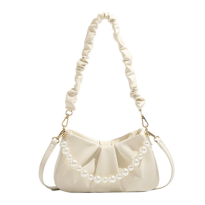 Elegant Pearl-Accent Sling Bag Kalsten