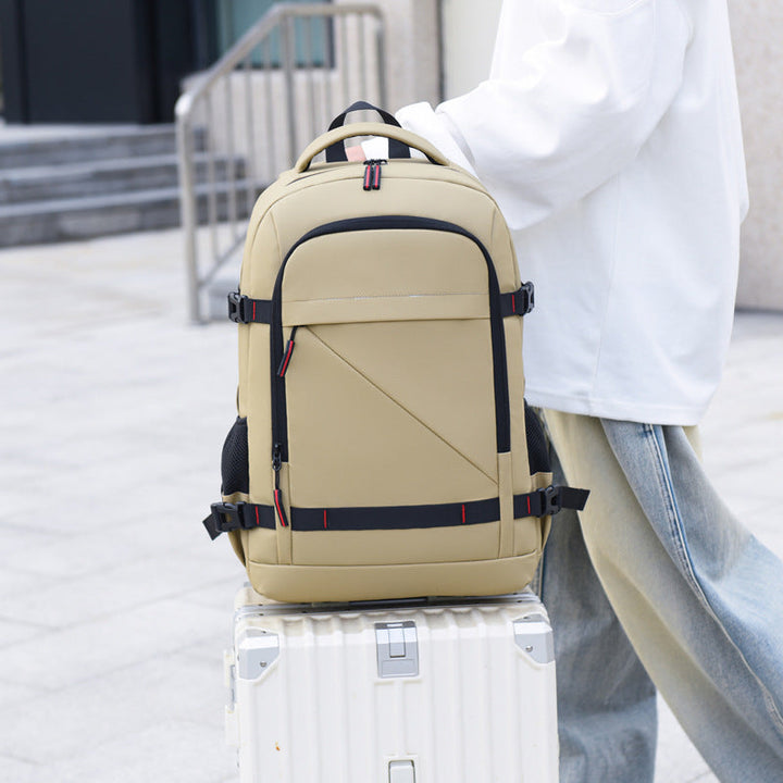 Backpack with ergonomic carrying system and multifunctional compartments Kalsten
