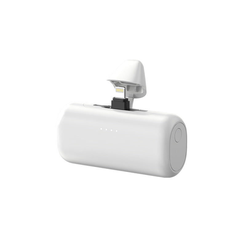 Portable power bank with integrated Lightning cable and LED charging indicator Kalsten