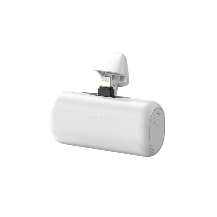 Portable power bank with integrated Lightning cable and LED charging indicator Kalsten