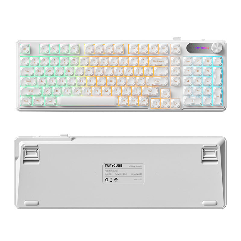 Retro Round-Key Mechanical Keyboard Kalsten