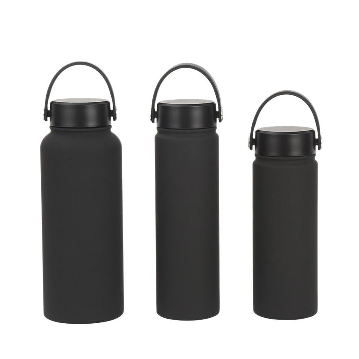 Women's double-walled insulated water bottle with practical carrying handle Kalsten