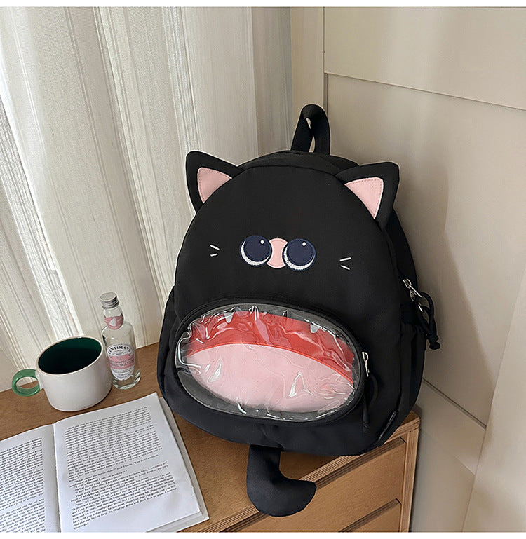 Cat-Themed Mini School Backpack