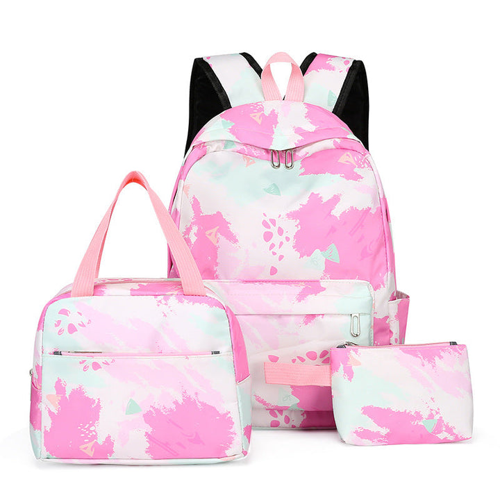 Backpack set with insulated lunchbox and practical case Kalsten