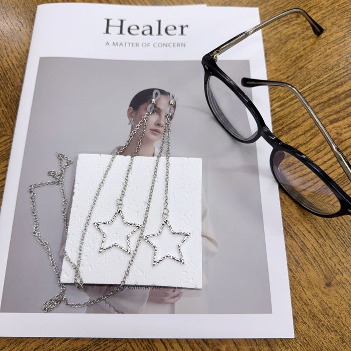 Star-Shaped Drop Earrings Kalsten