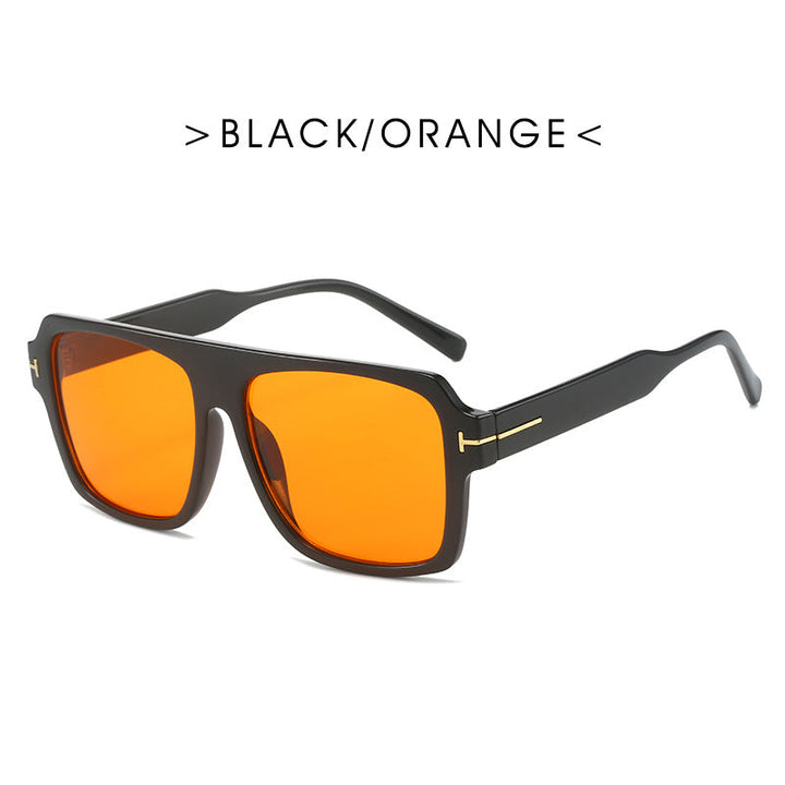 Women's square sunglasses with stylish, transparent frame Kalsten