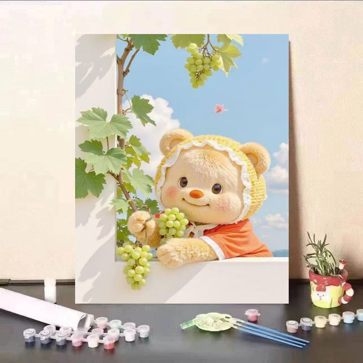 DIY Playful Bear-Themed Painting Kit Kalsten