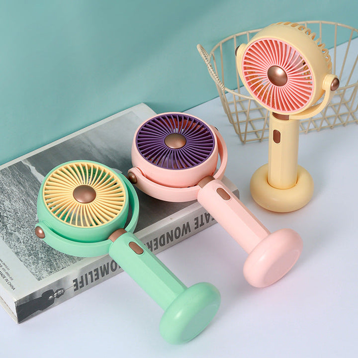 Women Portable Hand Fan with Adjustable Wind Strength Kalsten