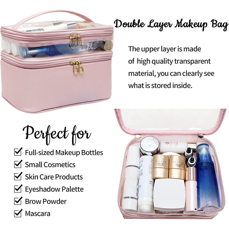 Cosmetic Organizer with Double Compartment Kalsten