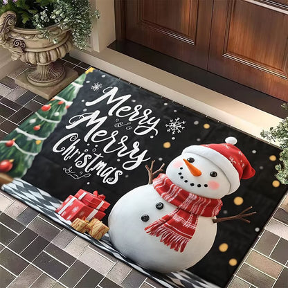Festive Christmas Welcome Mat Acalora