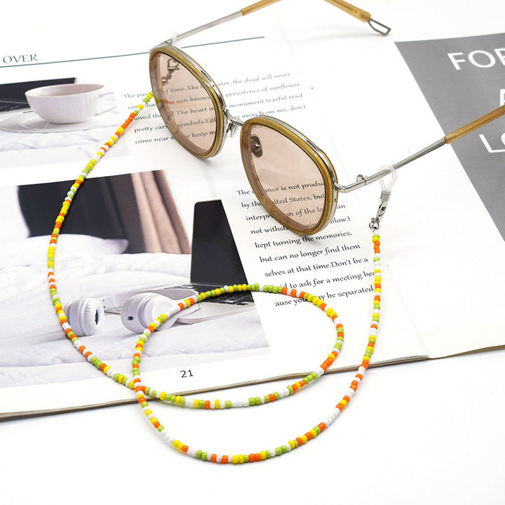 Colorful Beaded Eyewear Chain Holder Kalsten