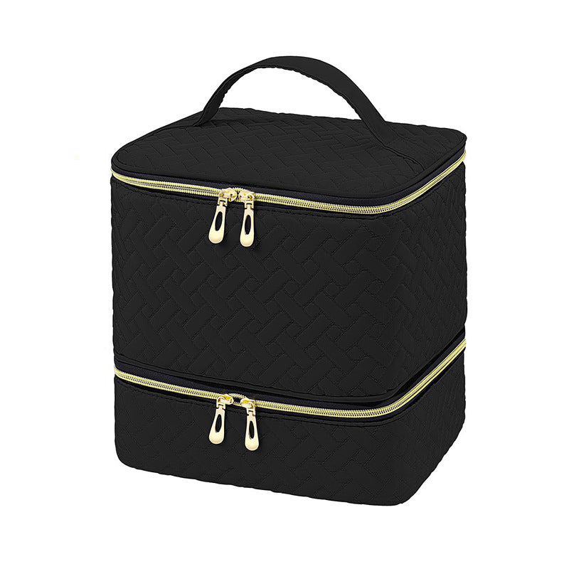 Cosmetic storage bag with multiple compartments Kalsten